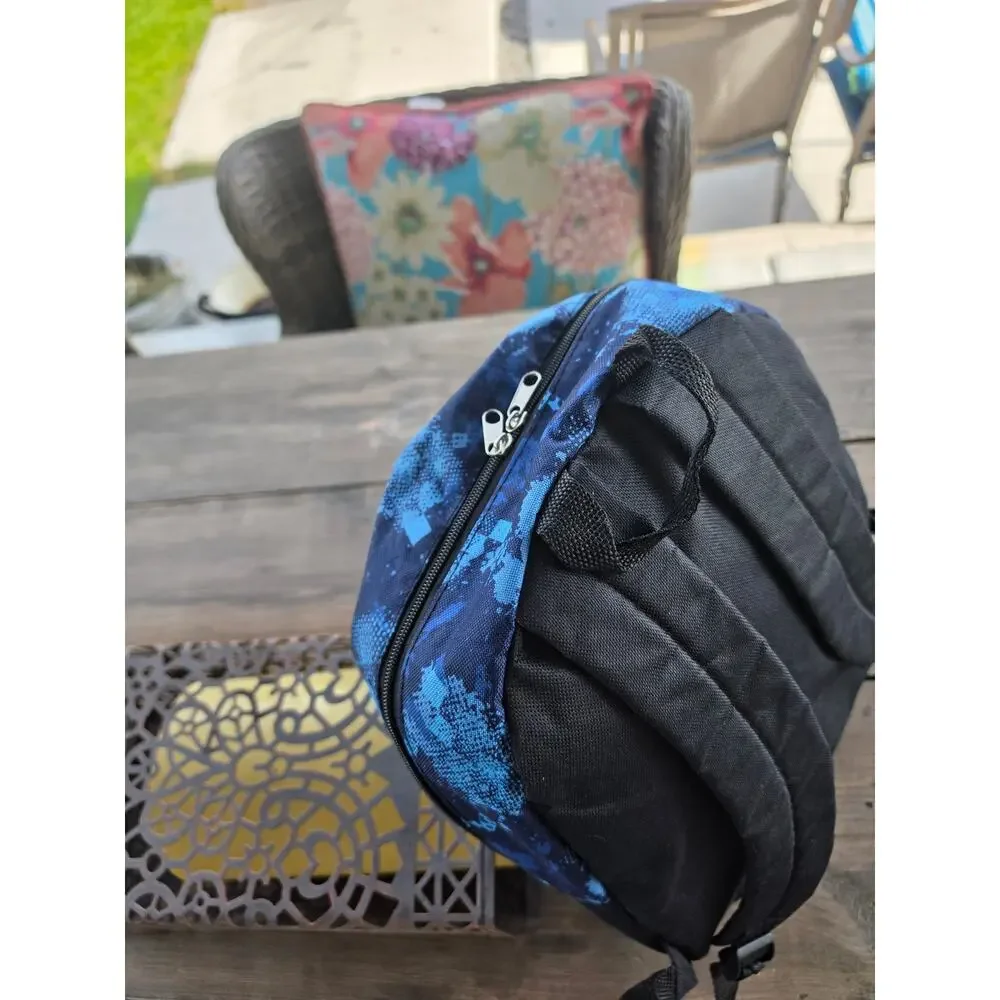 NEW blue camo backpack